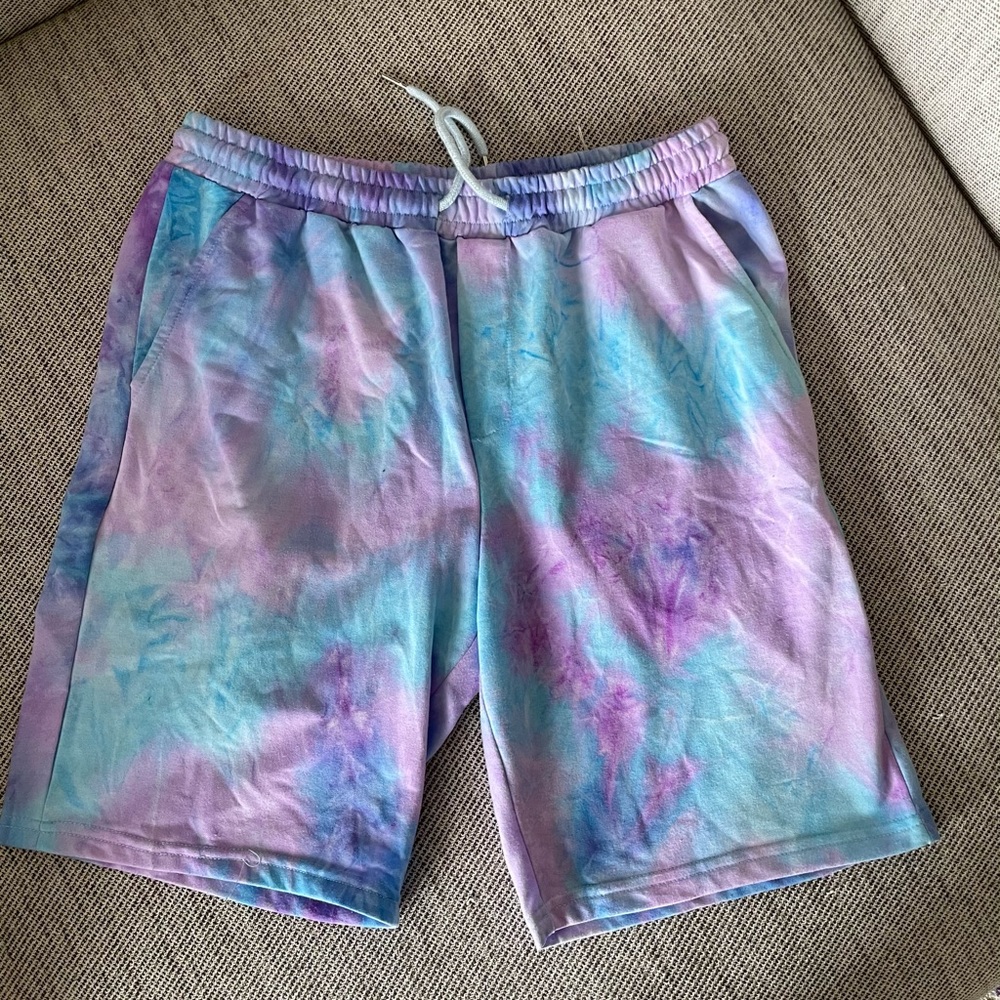 Tie dye shorts